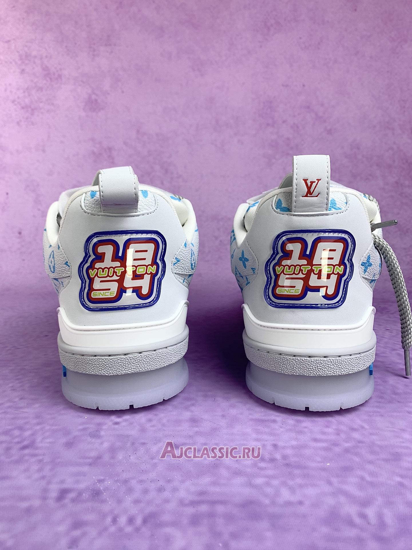 New Louis Vuitton LV Skate Sneaker "Grey Gradient Monogram" 1AGZDN-2 Shoes