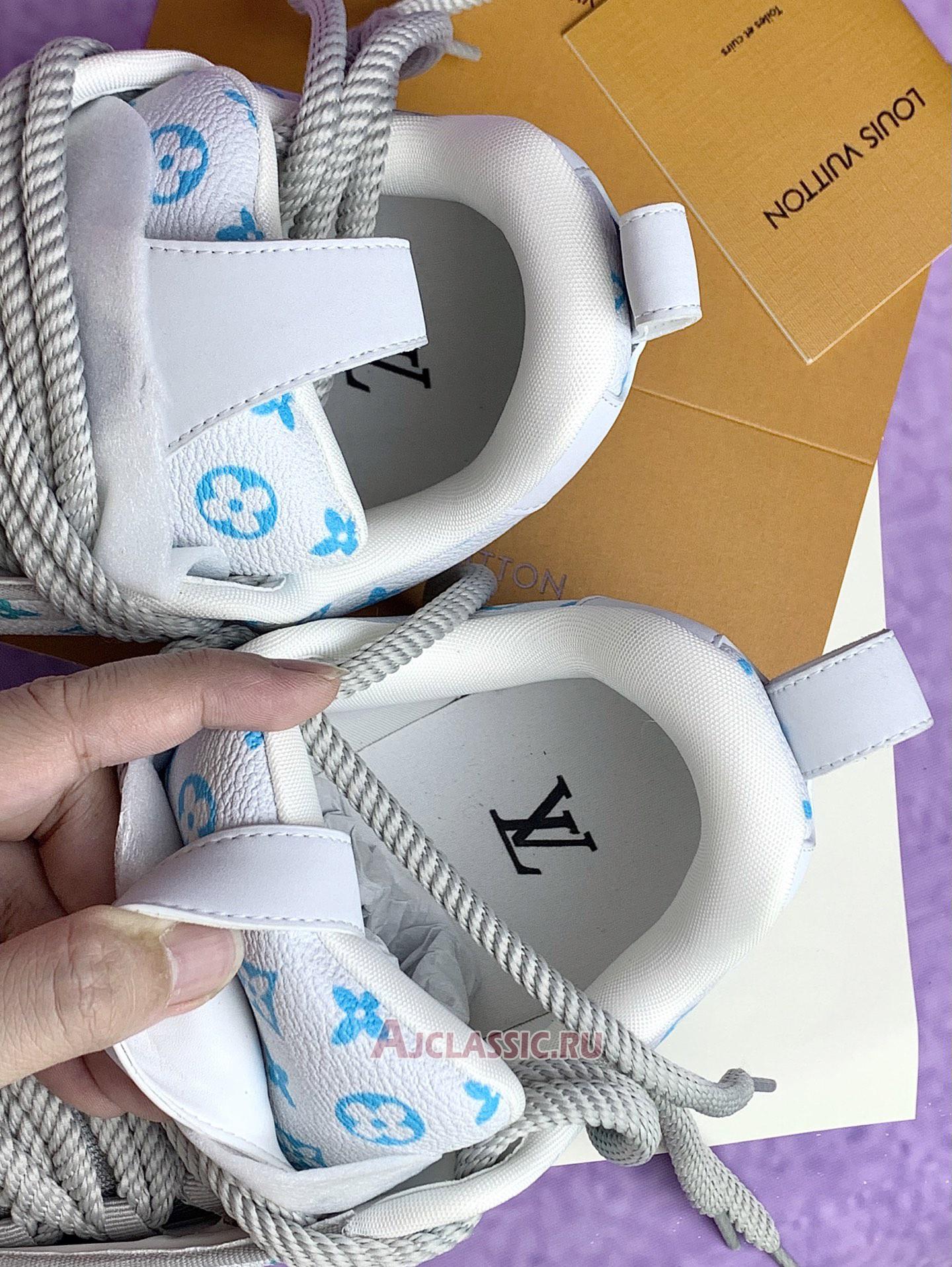 New Louis Vuitton LV Skate Sneaker "Grey Gradient Monogram" 1AGZDN-2 Shoes