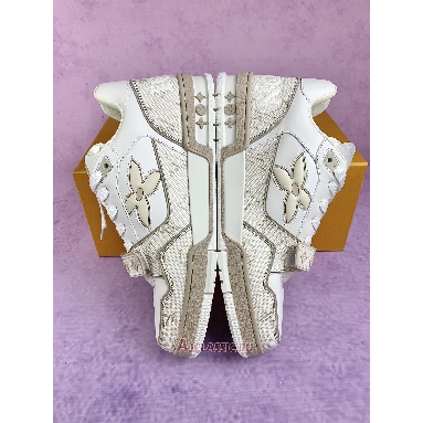 Buy Louis Vuitton LV Trainer Sneaker Beige Monogram Beige 1AHTUI Quality Reps Replicas Shoes