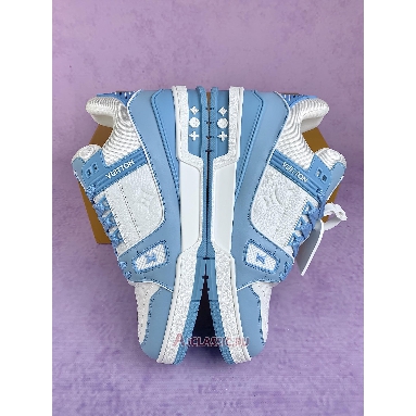 Buy Louis Vuitton LV Trainer Sneaker Ciel Sky Blue Blue 1AGZD6 Quality Reps Replicas Shoes