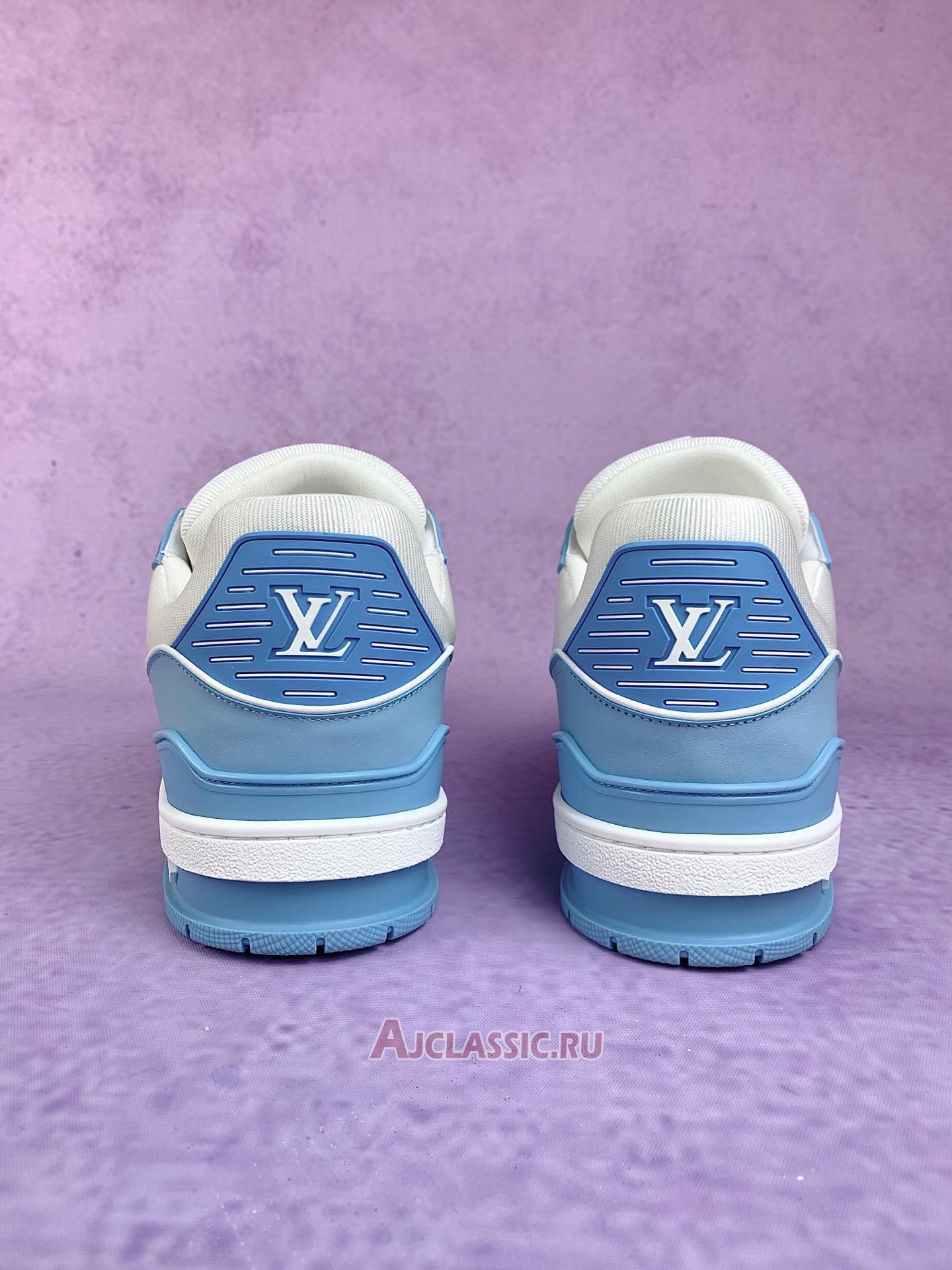 New Louis Vuitton LV Trainer Sneaker "Ciel Sky Blue" 1AGZD6 Shoes