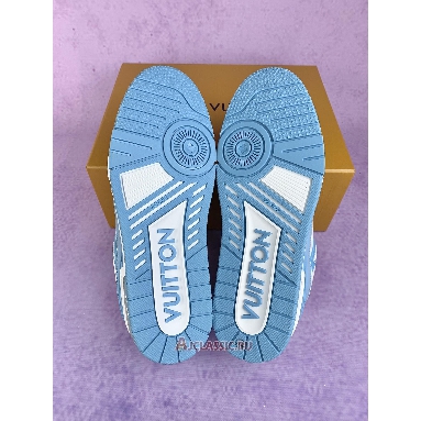 Buy Louis Vuitton LV Trainer Sneaker Ciel Sky Blue Blue 1AGZD6 Quality Reps Replicas Shoes