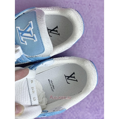 Buy Louis Vuitton LV Trainer Sneaker Ciel Sky Blue Blue 1AGZD6 Quality Reps Replicas Shoes