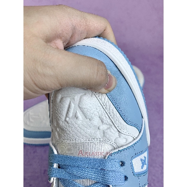 Buy Louis Vuitton LV Trainer Sneaker Ciel Sky Blue Blue 1AGZD6 Quality Reps Replicas Shoes