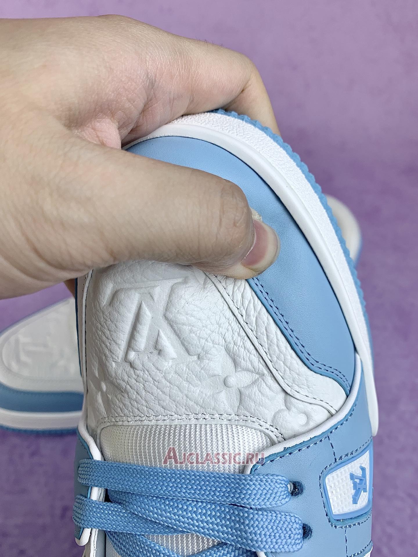 New Louis Vuitton LV Trainer Sneaker "Ciel Sky Blue" 1AGZD6 Shoes