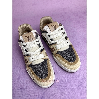 Buy Louis Vuitton LV Trainer Outdoor Sneaker Brown Brown 1AHTFL Quality Reps Replicas Shoes