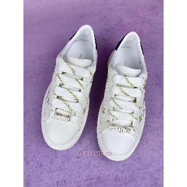 Buy Louis Vuitton LV Time Out Trainers Debossed Monogram Leather White Gold White 1A9HAX Quality Reps Replicas Shoes