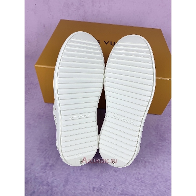 Buy Louis Vuitton LV Time Out Trainers Debossed Monogram Leather White Gold White 1A9HAX Quality Reps Replicas Shoes