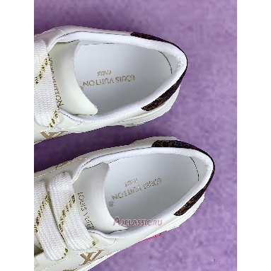 Buy Louis Vuitton LV Time Out Trainers Debossed Monogram Leather White Gold White 1A9HAX Quality Reps Replicas Shoes