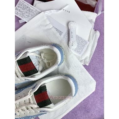 Buy Gucci Re-Web Sneaker GG Canvas - Light Blue Ivory Blue 824221 AADJA 9571 Quality Reps Replicas Shoes