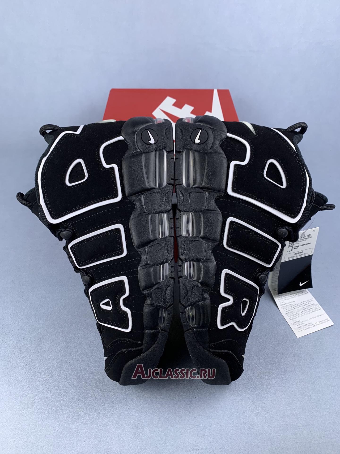 New Nike Air More Uptempo "Black White" 414962-002 Shoes