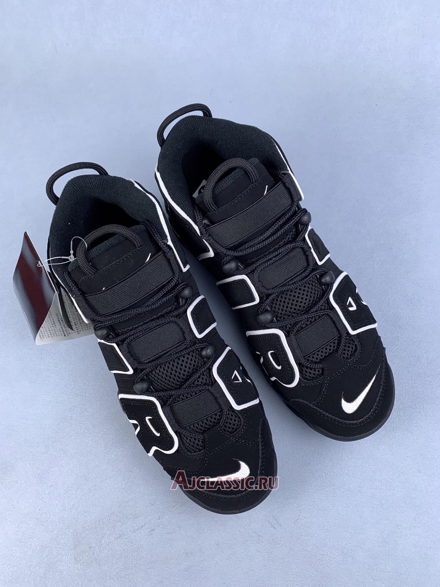 New Nike Air More Uptempo "Black White" 414962-002 Shoes
