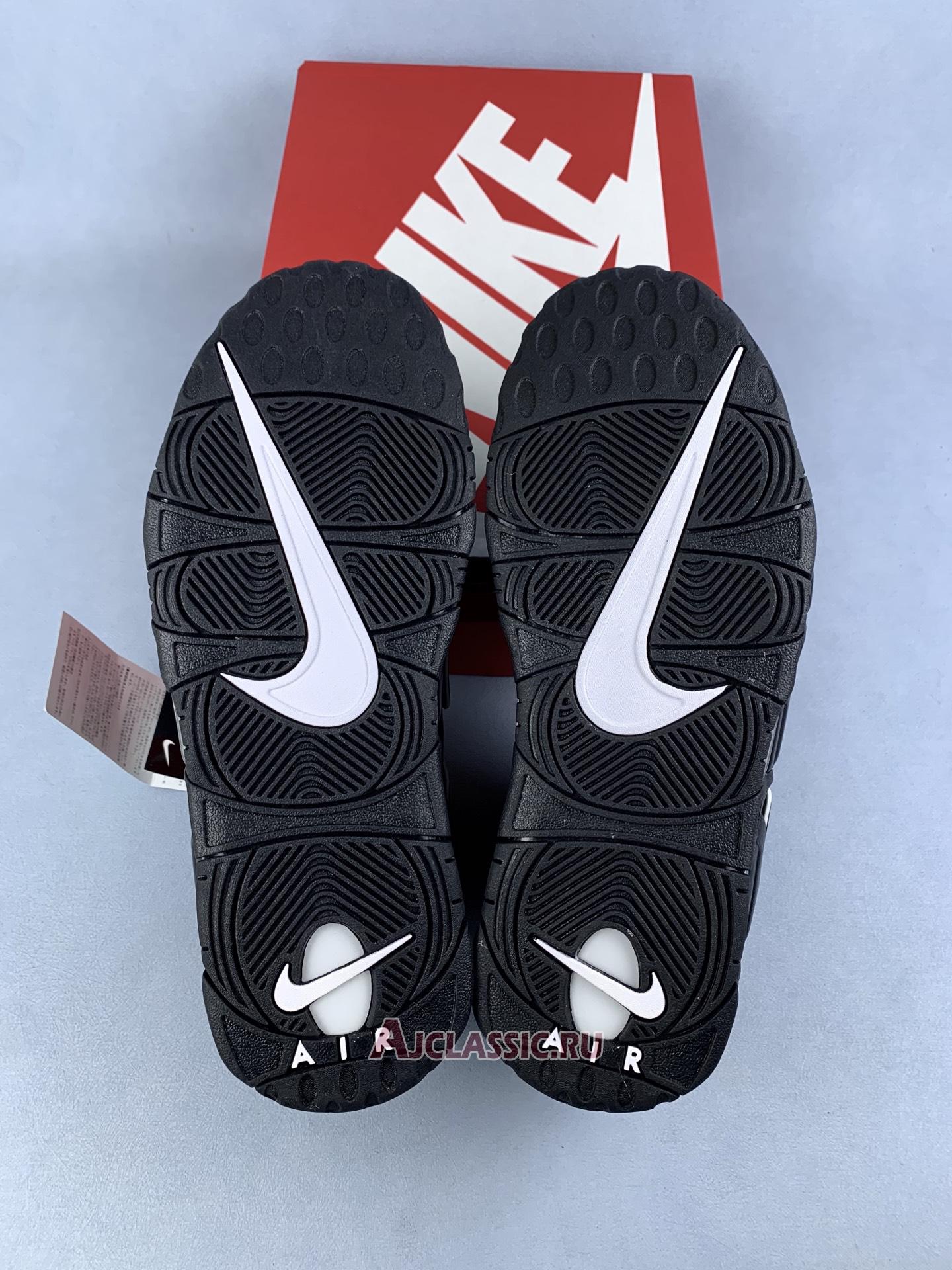New Nike Air More Uptempo "Black White" 414962-002 Shoes