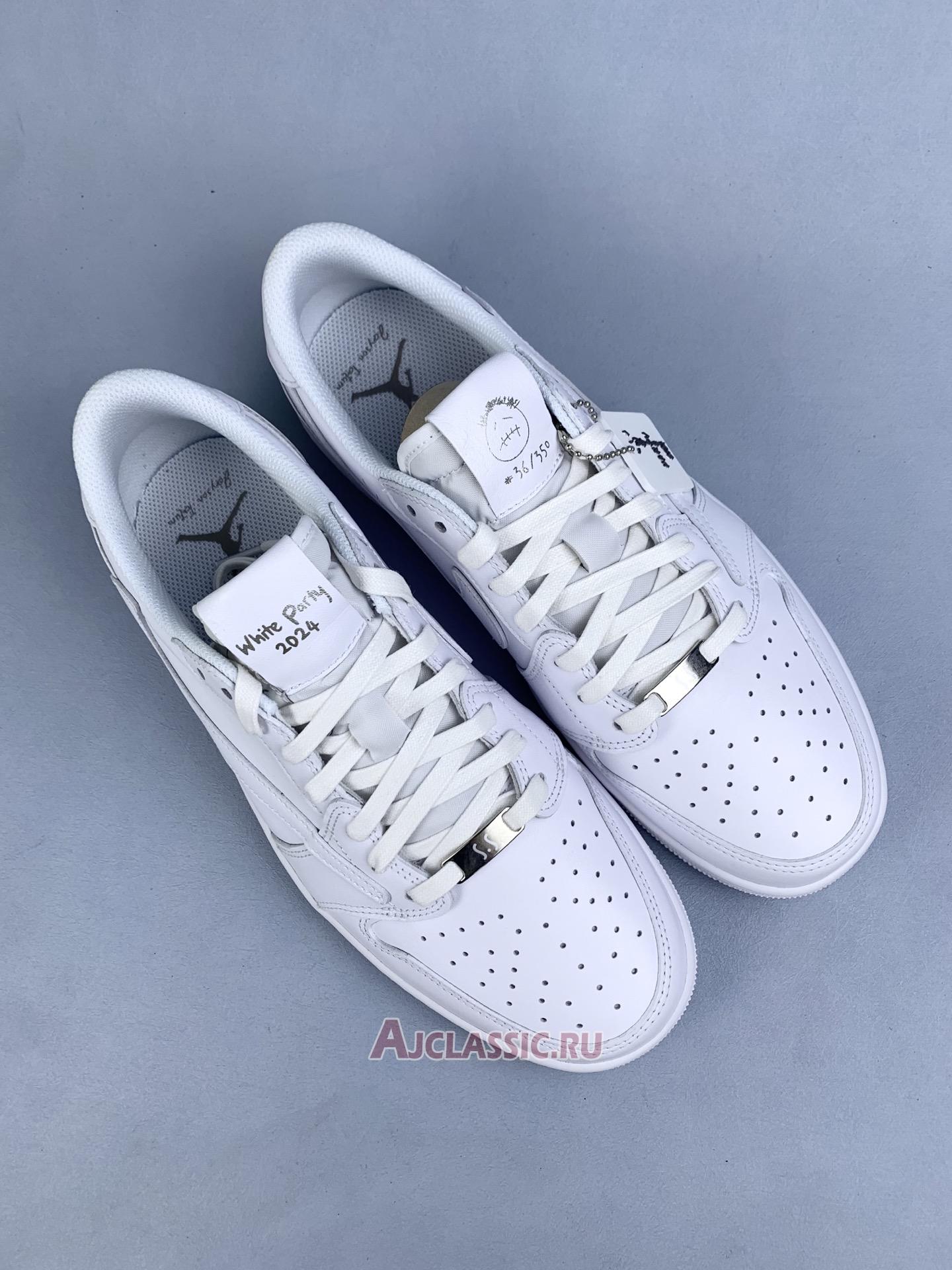 New Travis Scott x Air Jordan 1 Retro Low OG SP "White Party" TD1228-111-3 Shoes