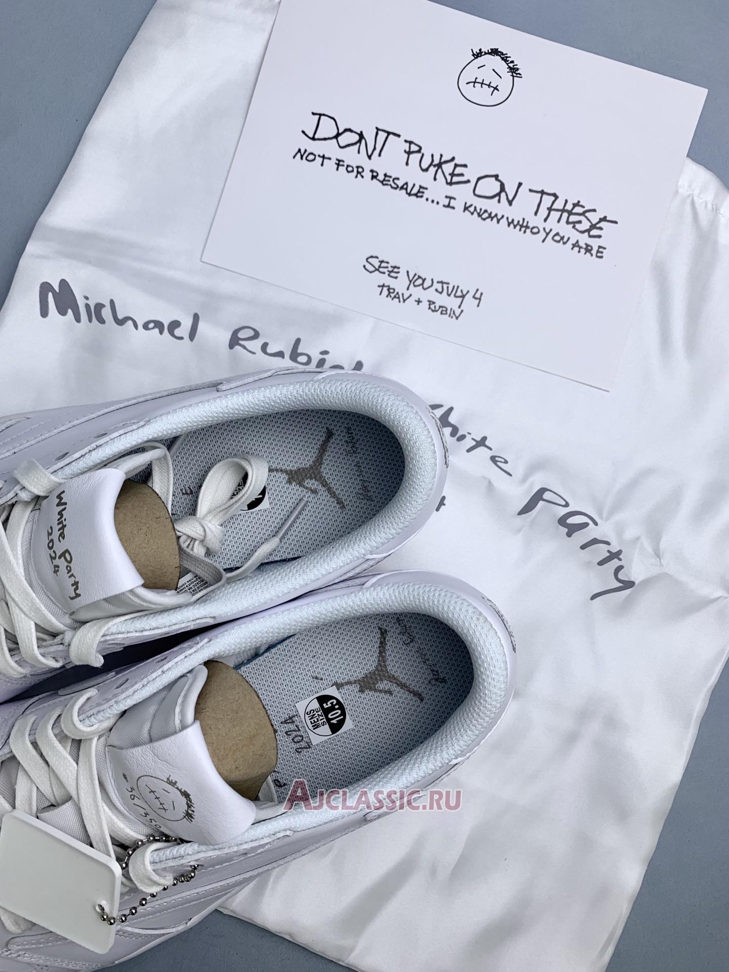 New Travis Scott x Air Jordan 1 Retro Low OG SP "White Party" TD1228-111-3 Shoes