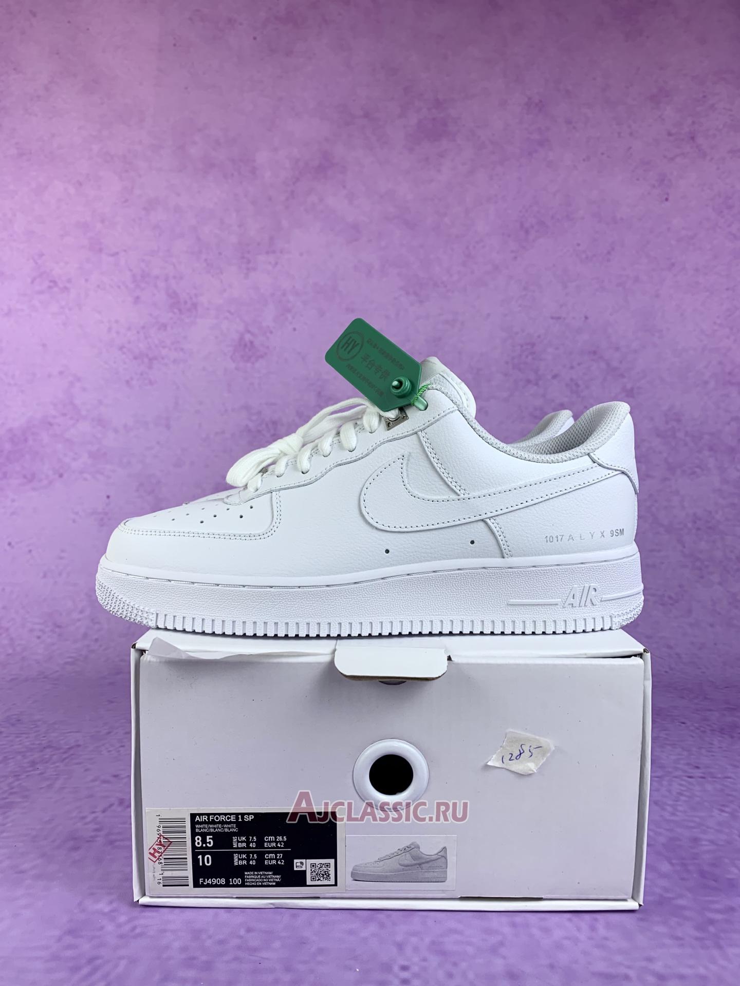 New 1017 ALYX 9SM x Nike Air Force 1 Low SP "Triple White" FJ4908-100 Shoes