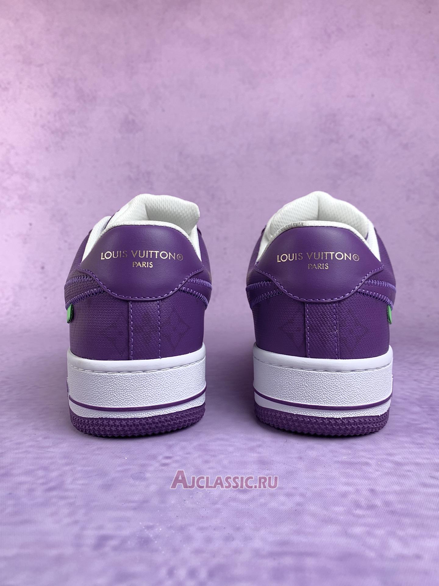 New Louis Vuitton x Nike Air Force 1 Low "Purple White" 1A9V-PURPLE Shoes