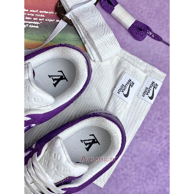 Buy Louis Vuitton x Nike Air Force 1 Low Purple White Purple 1A9V-PURPLE Quality Reps Replicas Shoes