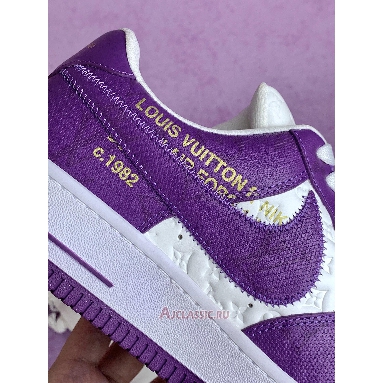 Buy Louis Vuitton x Nike Air Force 1 Low Purple White Purple 1A9V-PURPLE Quality Reps Replicas Shoes