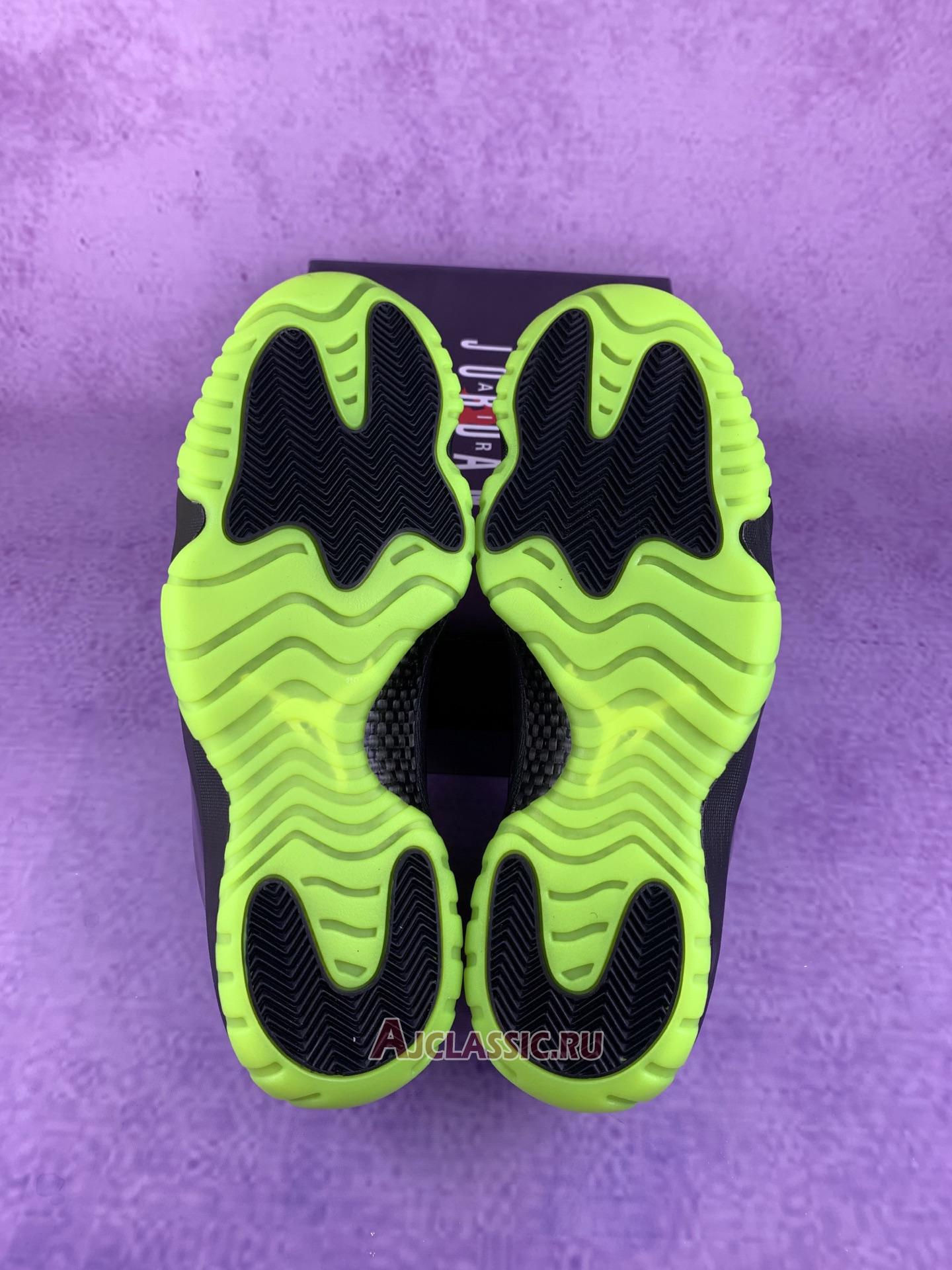 New Air Jordan 11 Retro "Black Barely Volt" IB1378-001 Shoes