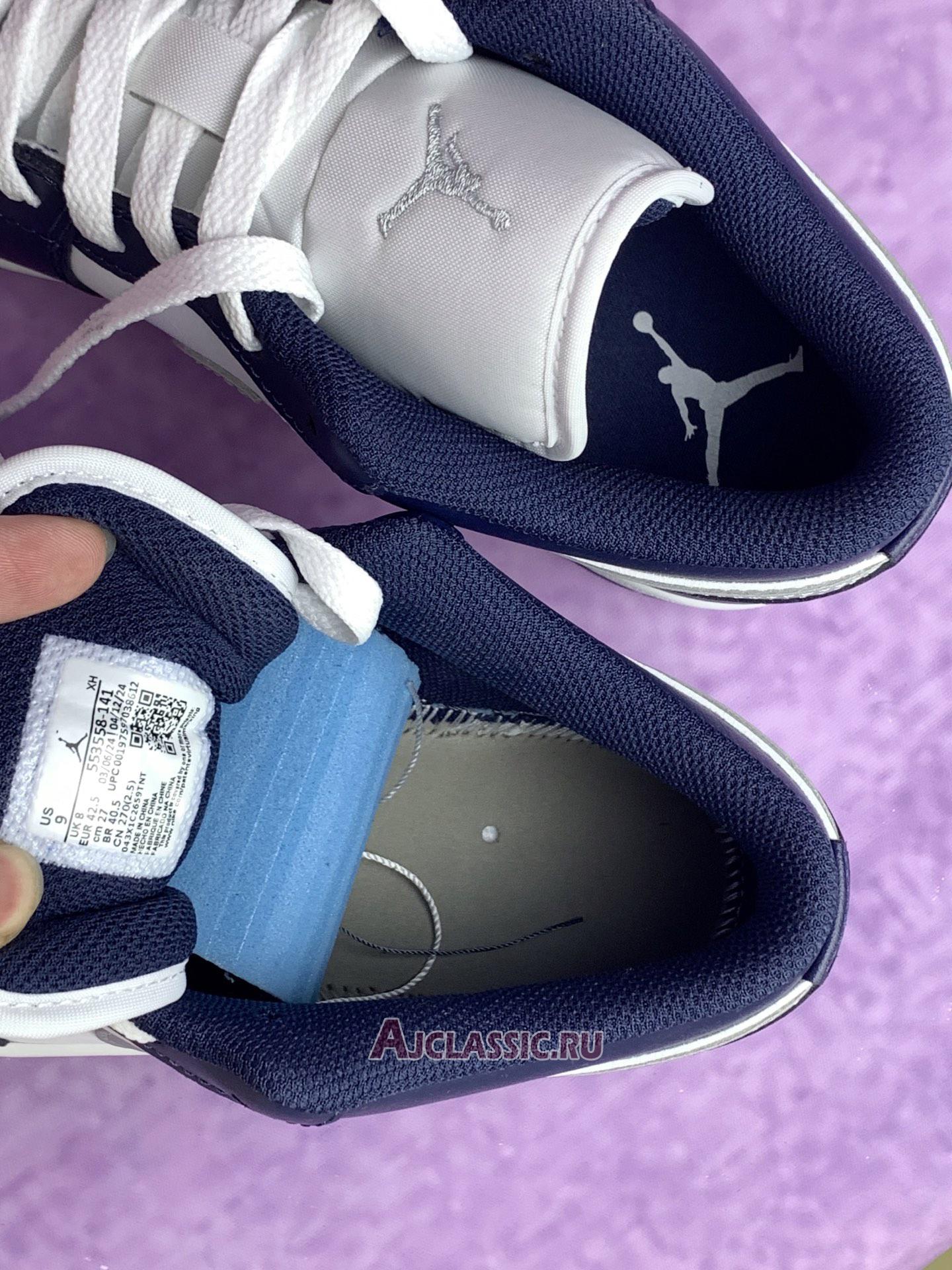 New Air Jordan 1 Low "Midnight Navy" 553558-141 Shoes