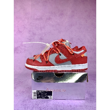 Buy Off-White x Nike Dunk Low University Red Red CT0856-600-3 Quality Reps Replicas Shoes