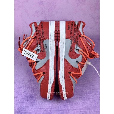 Buy Off-White x Nike Dunk Low University Red Red CT0856-600-3 Quality Reps Replicas Shoes