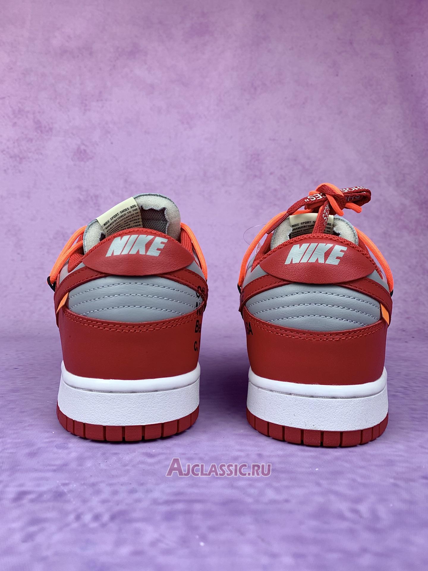 New Off-White x Nike Dunk Low "University Red" CT0856-600-3 Shoes