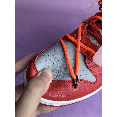 Buy Off-White x Nike Dunk Low University Red Red CT0856-600-3 Quality Reps Replicas Shoes