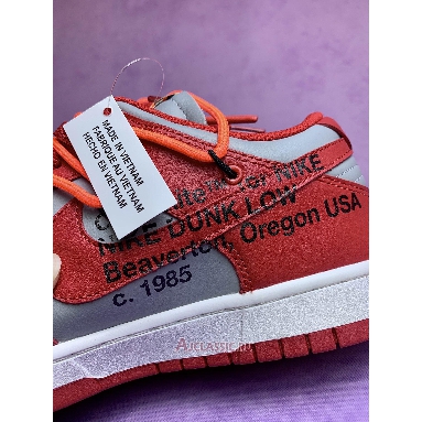 Buy Off-White x Nike Dunk Low University Red Red CT0856-600-3 Quality Reps Replicas Shoes