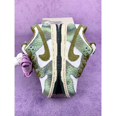 Buy Alexis Sablone x Nike Dunk Low SB Chameleon Green HJ3386-300-3 Quality Reps Replicas Shoes