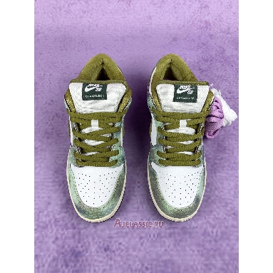 Buy Alexis Sablone x Nike Dunk Low SB Chameleon Green HJ3386-300-3 Quality Reps Replicas Shoes