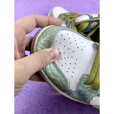 Buy Alexis Sablone x Nike Dunk Low SB Chameleon Green HJ3386-300-3 Quality Reps Replicas Shoes