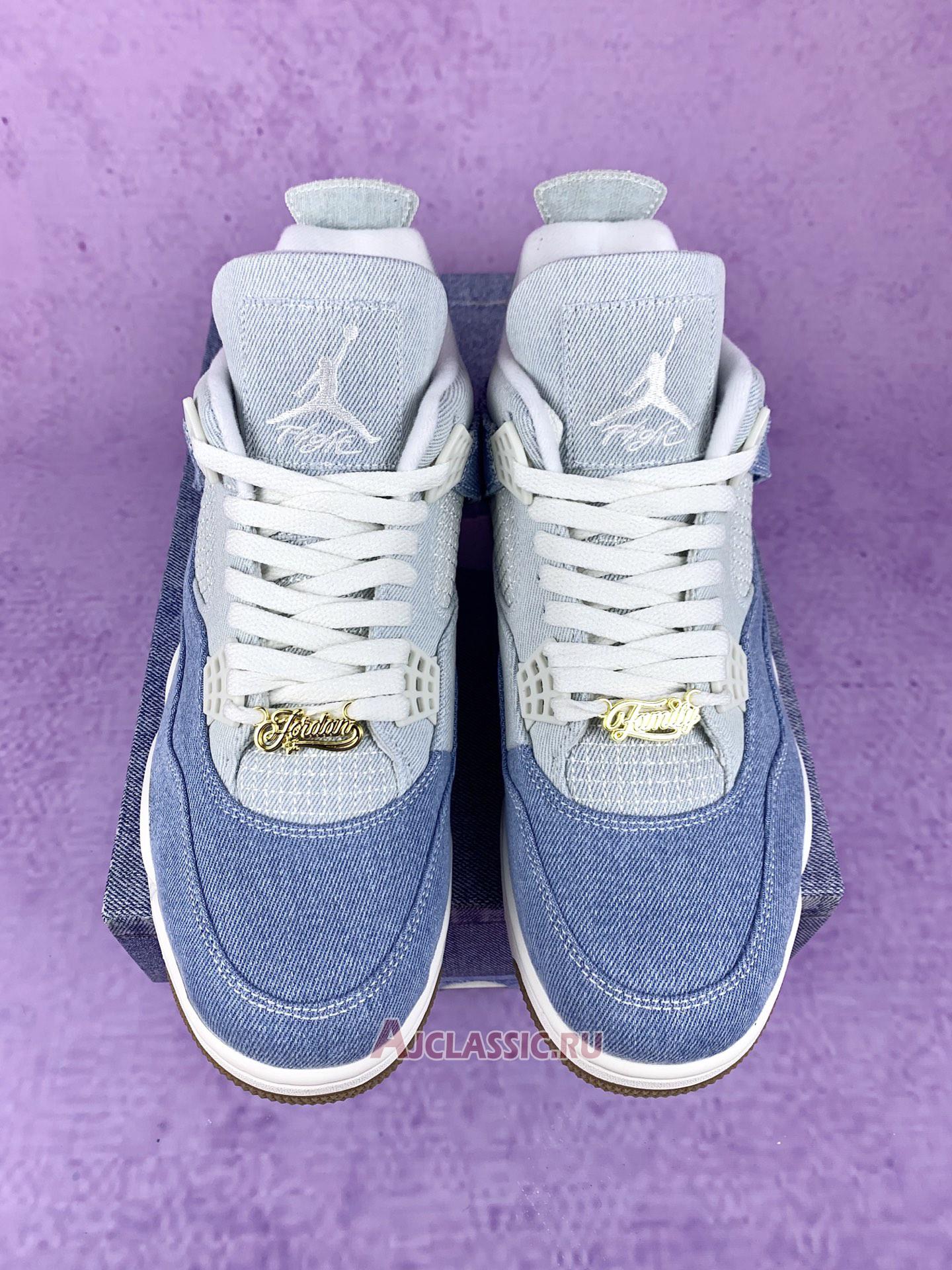 New Air Jordan 4 Retro TEX "Worn Blue Denim" IB6716-100-2 Shoes