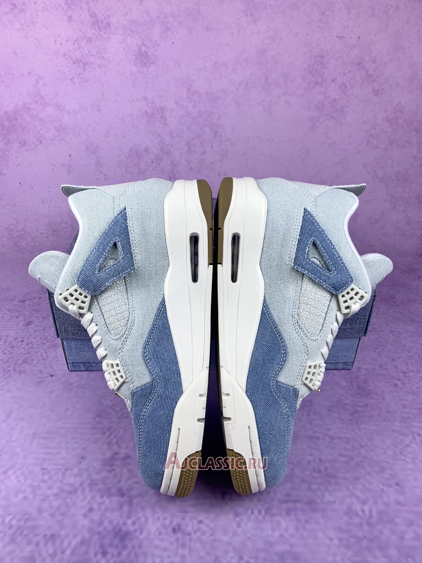 New Air Jordan 4 Retro TEX "Worn Blue Denim" IB6716-100-2 Shoes