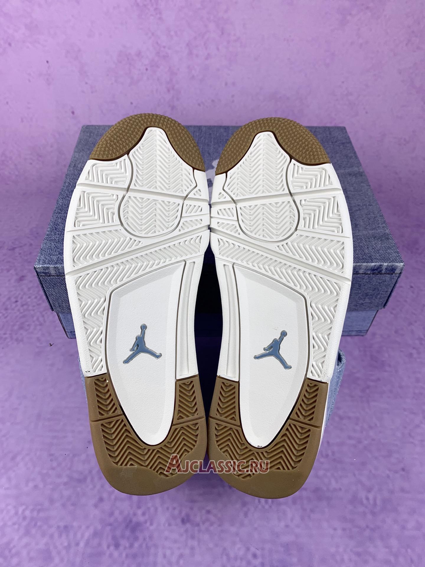 New Air Jordan 4 Retro TEX "Worn Blue Denim" IB6716-100-2 Shoes