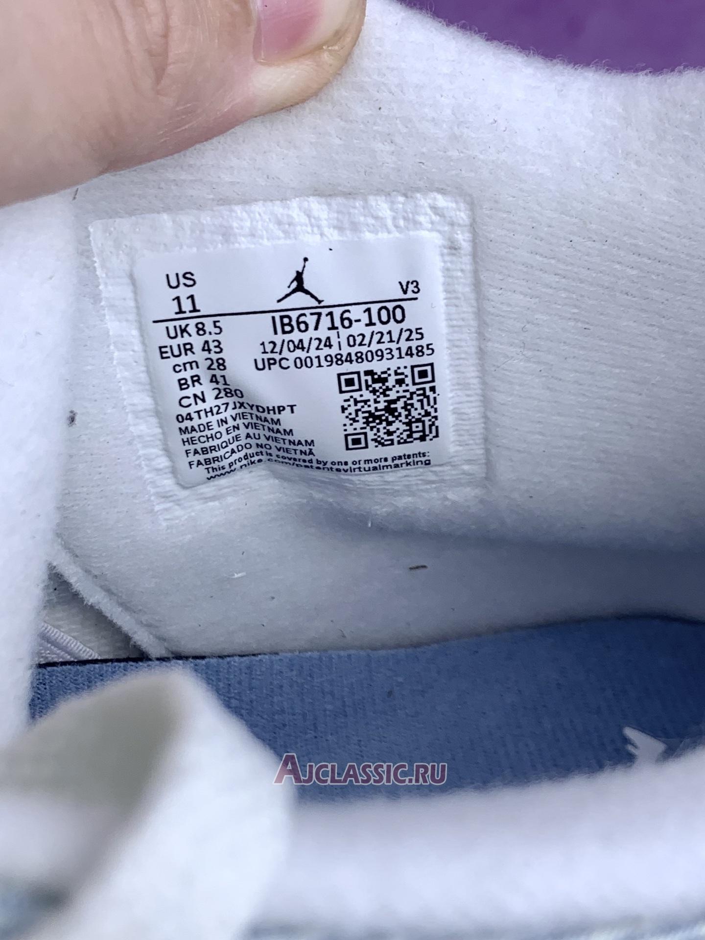 New Air Jordan 4 Retro TEX "Worn Blue Denim" IB6716-100-2 Shoes