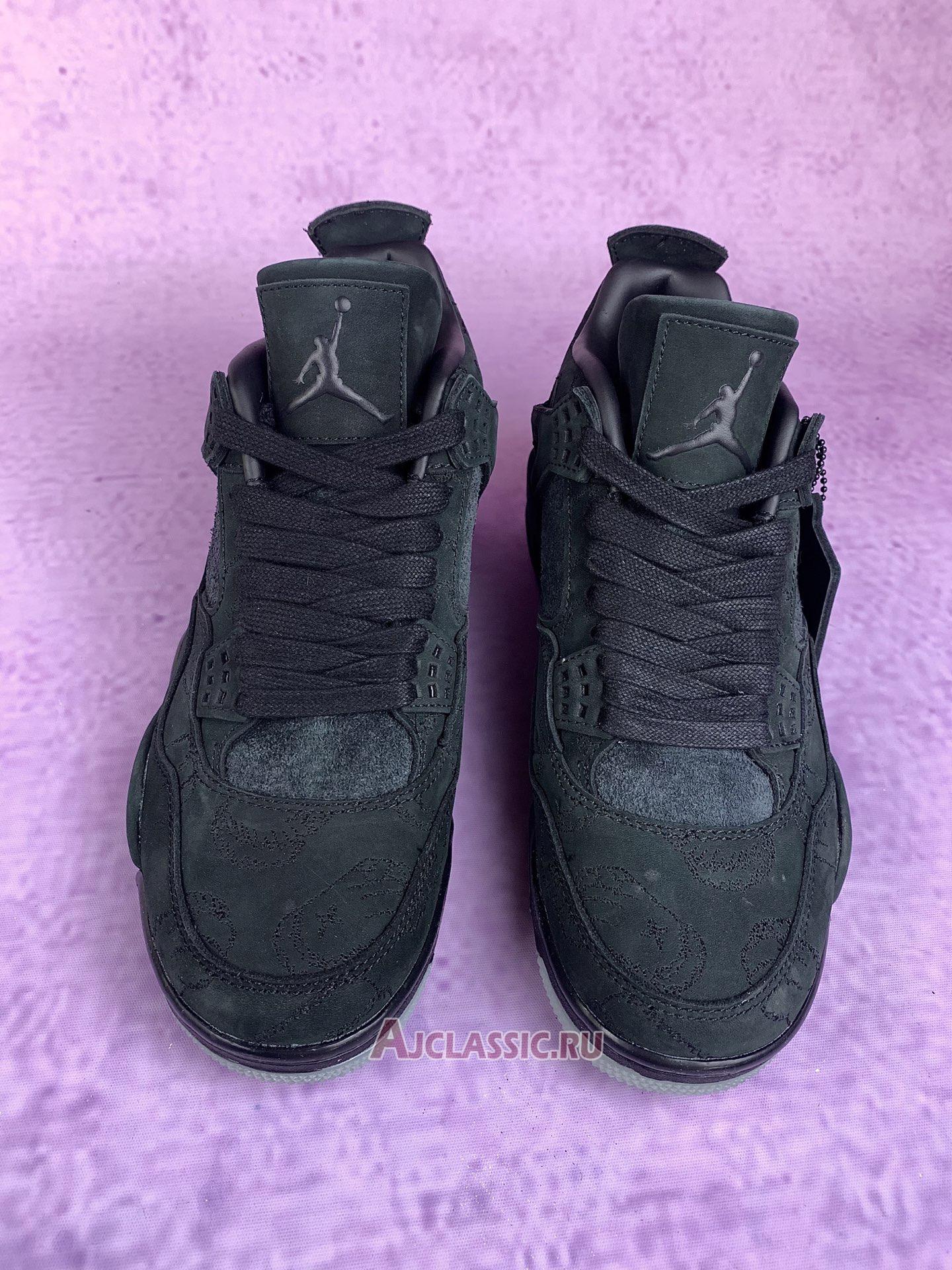 New KAWS x Air Jordan 4 Retro "Black" 930155-001-3 Shoes