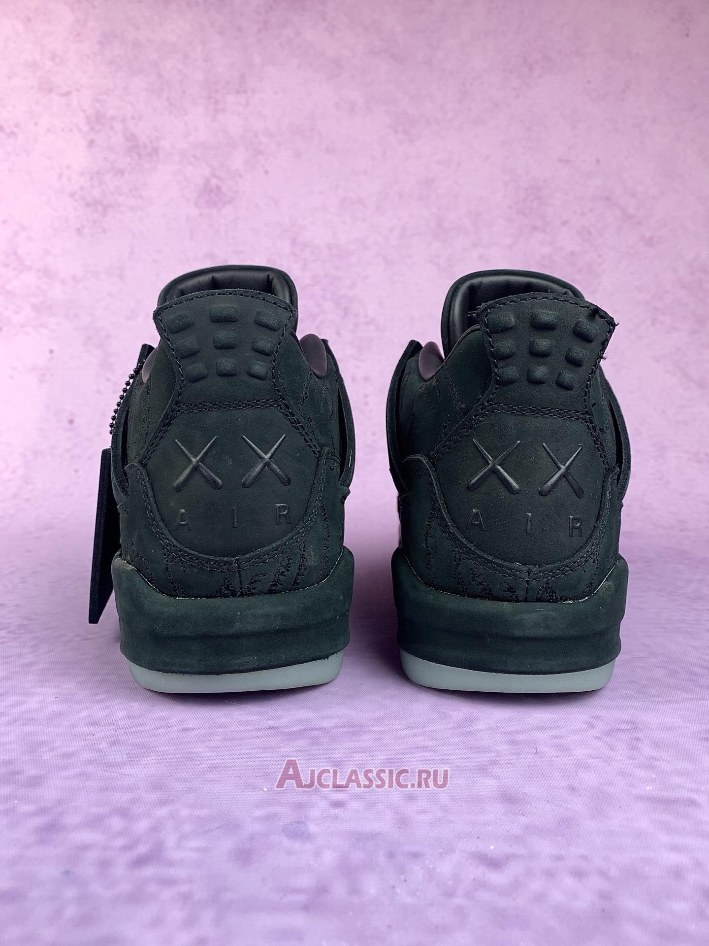New KAWS x Air Jordan 4 Retro "Black" 930155-001-3 Shoes