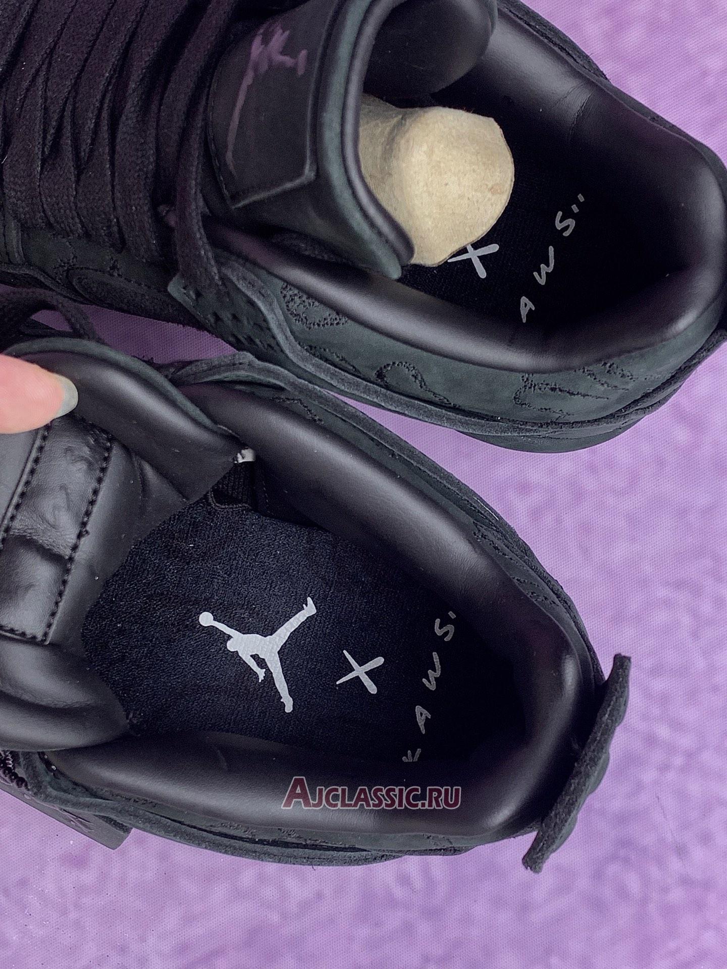 New KAWS x Air Jordan 4 Retro "Black" 930155-001-3 Shoes