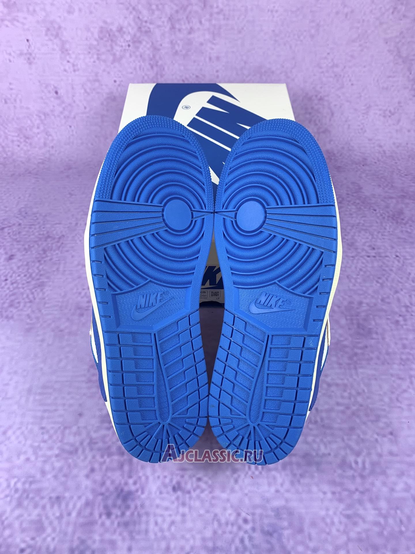 New Fragment Design x Travis Scott x Air Jordan 1 Retro Low OG SP "Sail Military Blue" DM7866-104-2 Shoes