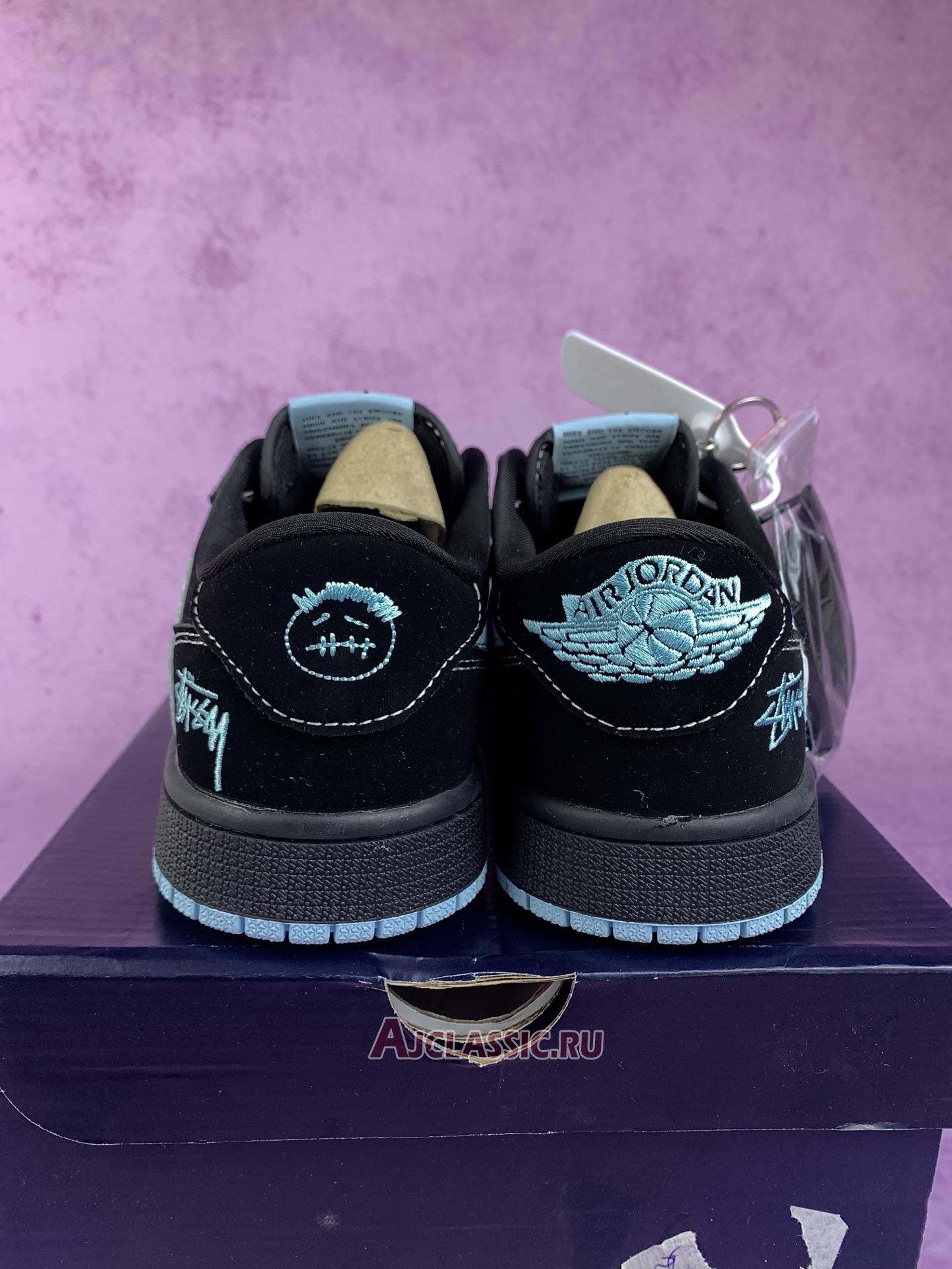 New Travis Scott x Stussy x Air Jordan 1 Retro Low "Black Blue" DM7866-001-3 Shoes