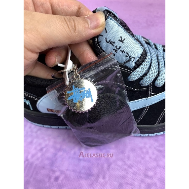 Buy Travis Scott x Stussy x Air Jordan 1 Retro Low Black Blue Blue DM7866-001-3 Quality Reps Replicas Shoes