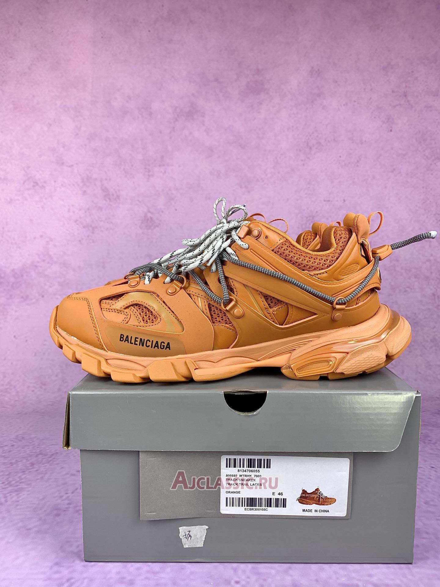 New Balenciaga Track Sneaker "Orange Grey" 800592 WTRHK 7000 Shoes