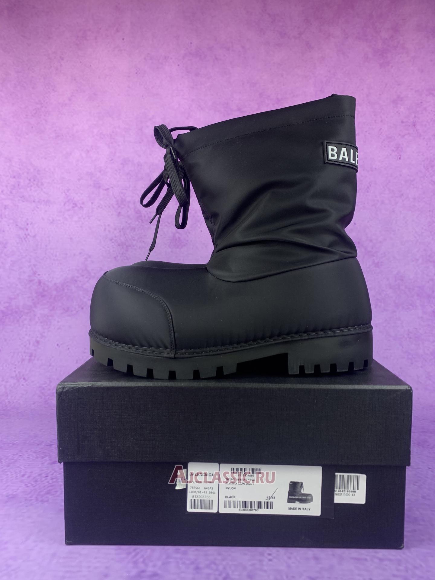 New Balenciaga Alaska Low Boot "Black" 780561 W4SA1 1000 Shoes
