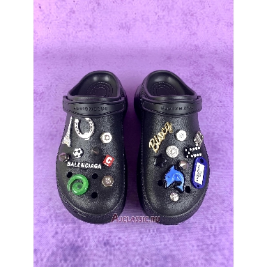 Buy Balenciaga Crocs Mule Jibbitz Slip-On Black Black 720857 W0FOY 1000 Quality Reps Replicas Shoes