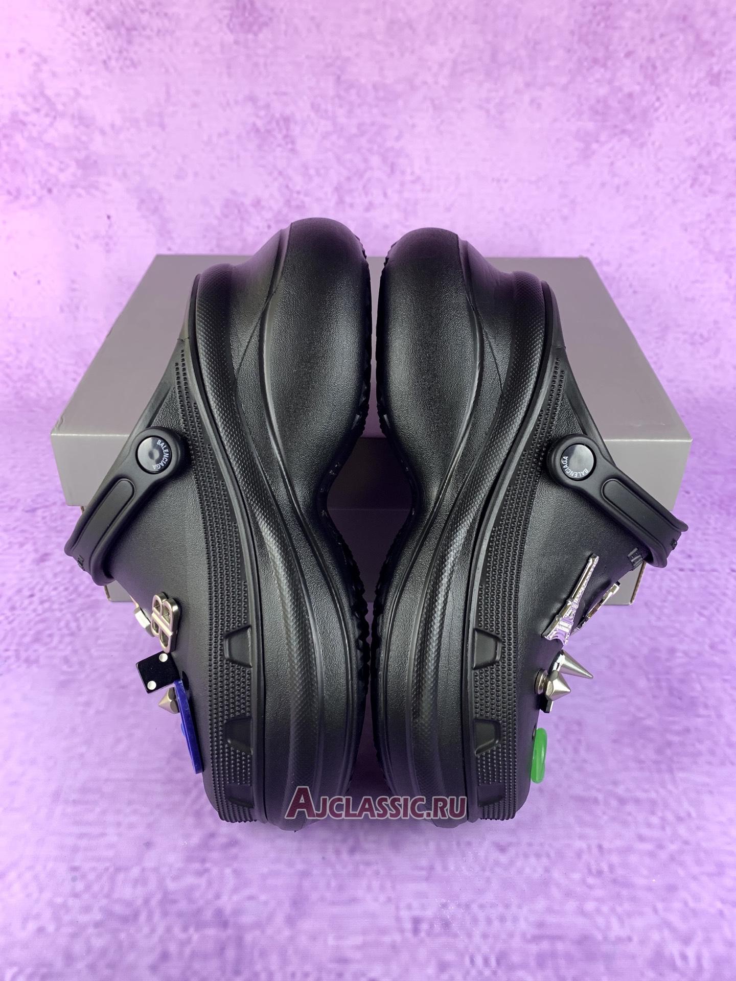 New Balenciaga Crocs Mule Jibbitz Slip-On "Black" 720857 W0FOY 1000 Shoes