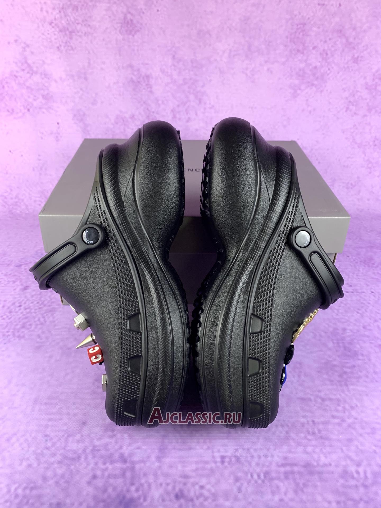 New Balenciaga Crocs Mule Jibbitz Slip-On "Black" 720857 W0FOY 1000 Shoes