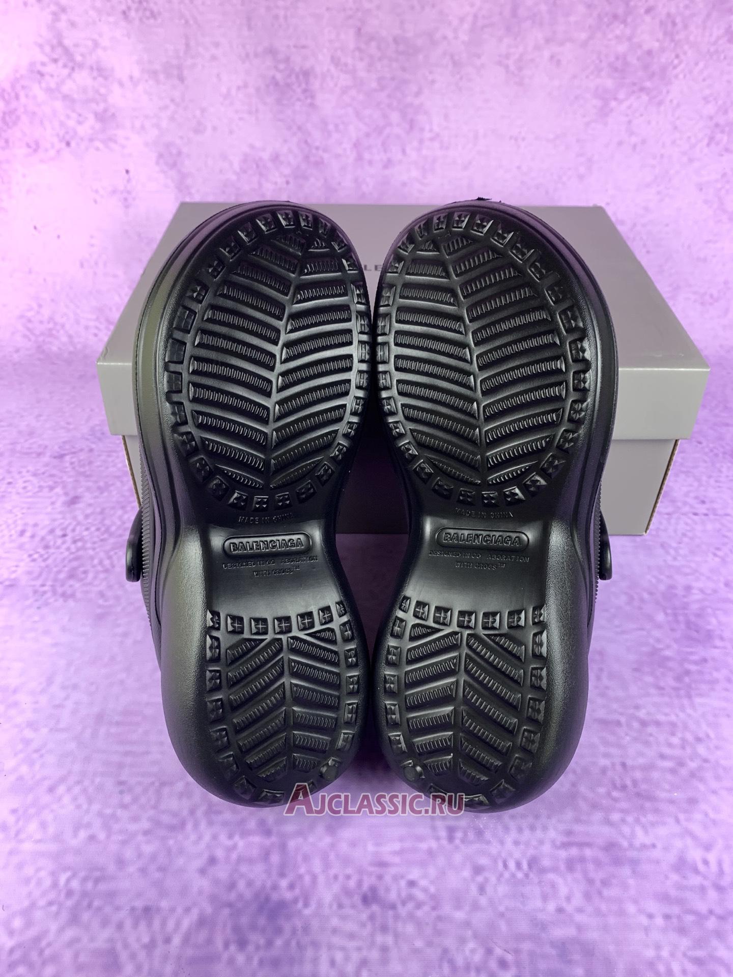 New Balenciaga Crocs Mule Jibbitz Slip-On "Black" 720857 W0FOY 1000 Shoes