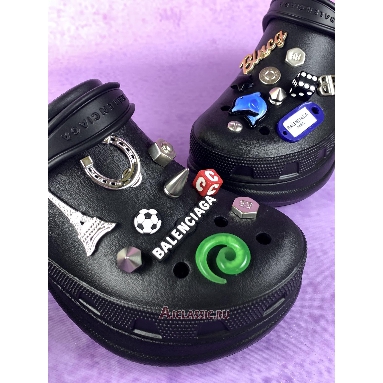 Buy Balenciaga Crocs Mule Jibbitz Slip-On Black Black 720857 W0FOY 1000 Quality Reps Replicas Shoes